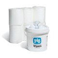 Pig PIG Bkt of MB Polypropylene Wipers - Add Dis 540 wip/case, 90 wip/roll, 6 rolls/case 12" L x 12" W WIP1802